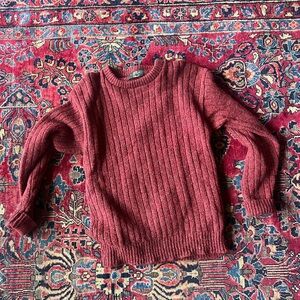 Orvis Burgundy Fisherman’s Sweater - L